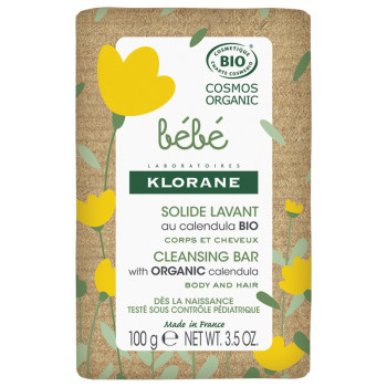 Solide Lavant Calendula Bio 100g Klorane Bébé