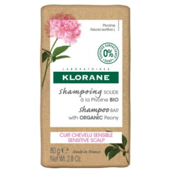 Shampoing Solide Pivoine Bio 80g Klorane