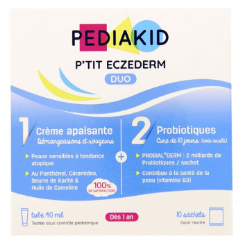 Pediakid P'tit Eczederm Duo x10 sachets + Tube 40ml