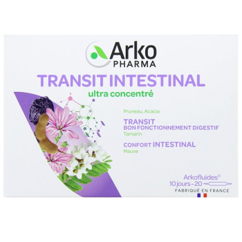 Arkofluides Transit Intestinal x20 ampoules Arkopharma
