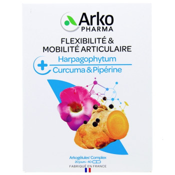 Arkogélules Complex Flexibilité & Mobilité Articulaire x40 gélules Arkopharma