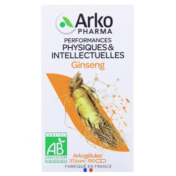Arkogélules Ginseng Bio x150 gélules Arkopharma