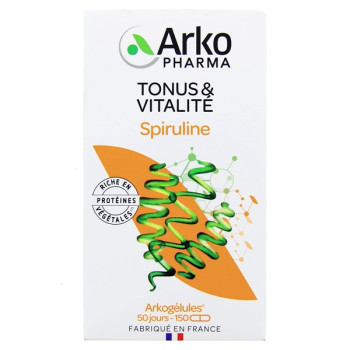 Arkogélules Spiruline x150 gélules Arkopharma