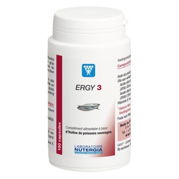 Ergy 3 x60 gélules Nutergia