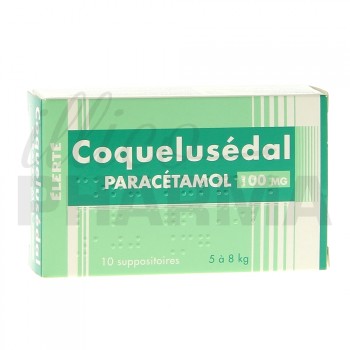 Coquelusedal Paracétamol 100mg 10suppositoires