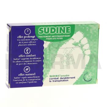 Sudine poudre pieds antitranspirante