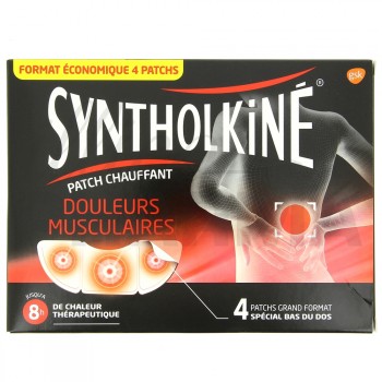 SyntholKiné Patch Chauffant x4 Grand Format