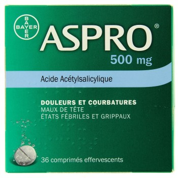 Aspro 500mg 36cpr effervescents