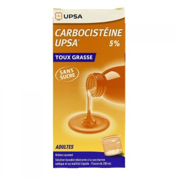 Carbocistéine Adulte 5% UPSA 200ml