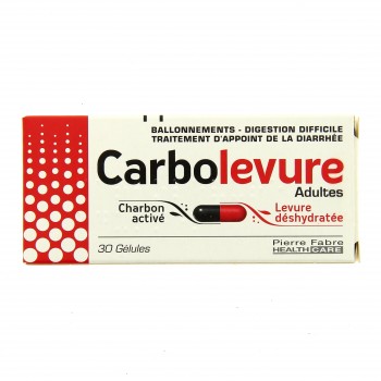 Carbolevure Adulte x30 gélules