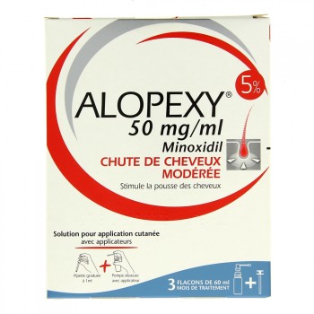 Alopexy 5% 50mg/ml 3x60ml