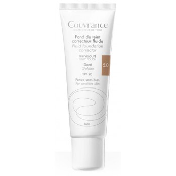 Fond de teint correcteur fluide doré 5.0 Avene
