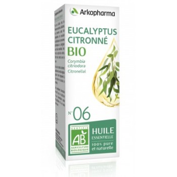 Huile essentielle Eucalyptus Citronné Bio 10ml Arkopharma