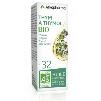Huile essentielle Thym à Thymol Bio 5ml Arkopharma