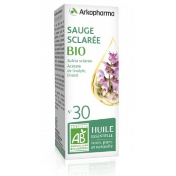 Huile essentielle Sauge sclarée Bio 5ml Arkopharma