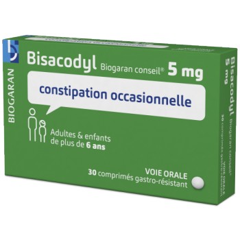 Bisacodyl 5mg x30cp Biogaran