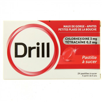 Drill Classique x24 pastilles Rouge