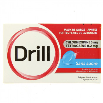 Drill classique x24 pastilles sans sucre