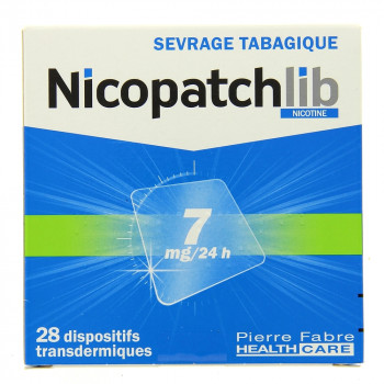 NicopatchLib 7mg Boîte de 28 patchs