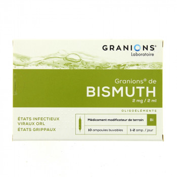 Granions de Bismuth x10 ampoules