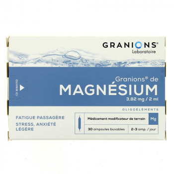 Granions de Magnésium x30 ampoules