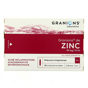 Granions de Zinc x30 ampoules