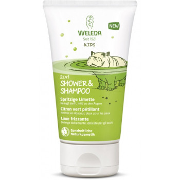 Crème de douche 2en1 Enfants Citron 150ml Weleda