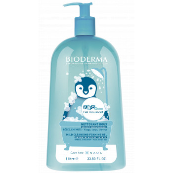 ABCDerm Gel Moussant 1L Bioderma