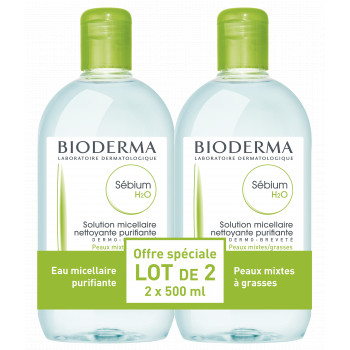 Sebium H2O 2x500ml Bioderma