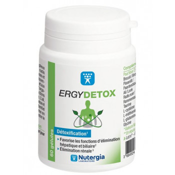 Ergydetox x60 gélules Nutergia