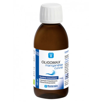Oligomax Manganèse Cuivre 150ml Nutergia