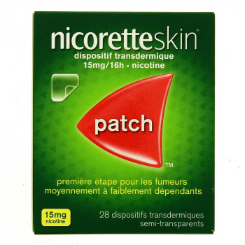 NicoretteSkin 15mg x28 patchs
