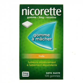 Nicorette  2mg fruits x105 Gommes
