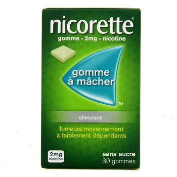 Nicorette 2mg classique x30 Gommes