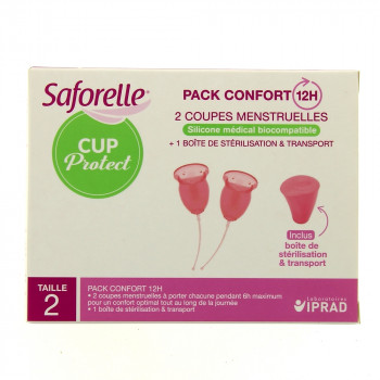Saforelle 2 coupes menstruelles taille 2