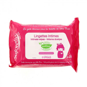 Lingettes intimes Saforelle Miss x25