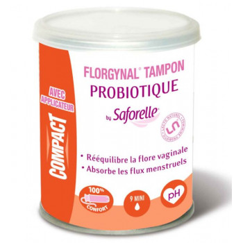 Florgynal Tampon x9 mini compact Saforelle