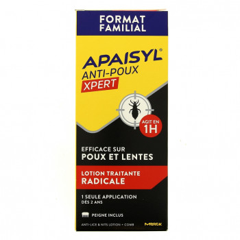Apaisyl Anti-Poux Xpert 200ml + Peigne