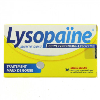 Lysopaïne Maux de gorge x36