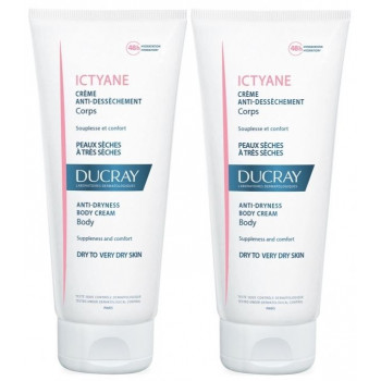 Ictyane Crème émolliente 2x200ml Ducray