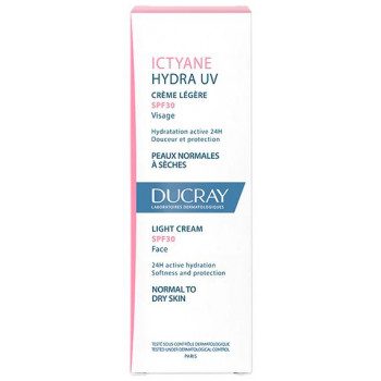 Ictyane Hydra Crème Légère Visage SPF30 40ml Ducray