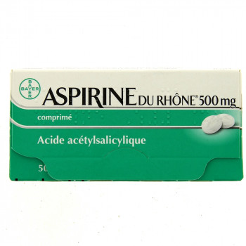 Aspirine du Rhône 500mg 50cpr