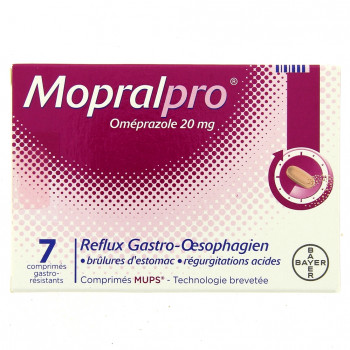 MopralPro 20mg 7 comprimés