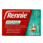 Rennie sans sucre menthe 36cpr