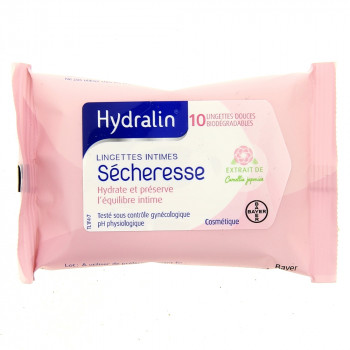 Hydralin Sécheresse lingettes