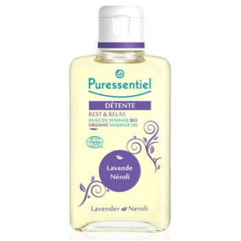 Détente Huile Massage Bio 100ml Puressentiel