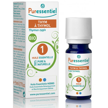 Huile Essentielle Thym à thymol Bio Puressentiel 5ml