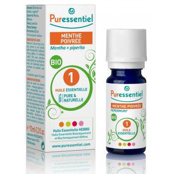 Huile Essentielle Menthe poivrée Bio Puressentiel 10ml