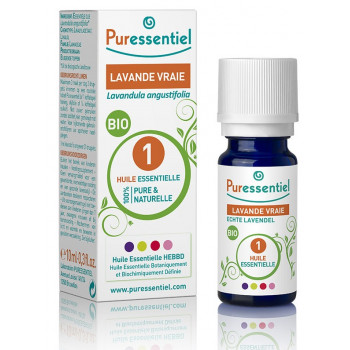 Huile Essentielle Lavande vraie Bio Puressentiel 10ml