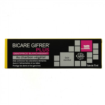 Bicare Gifrer Plus Dentifrice Charbon 75ml